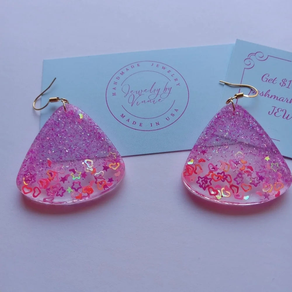 Hand Crafted Barbie's Dreams Collection Earrings